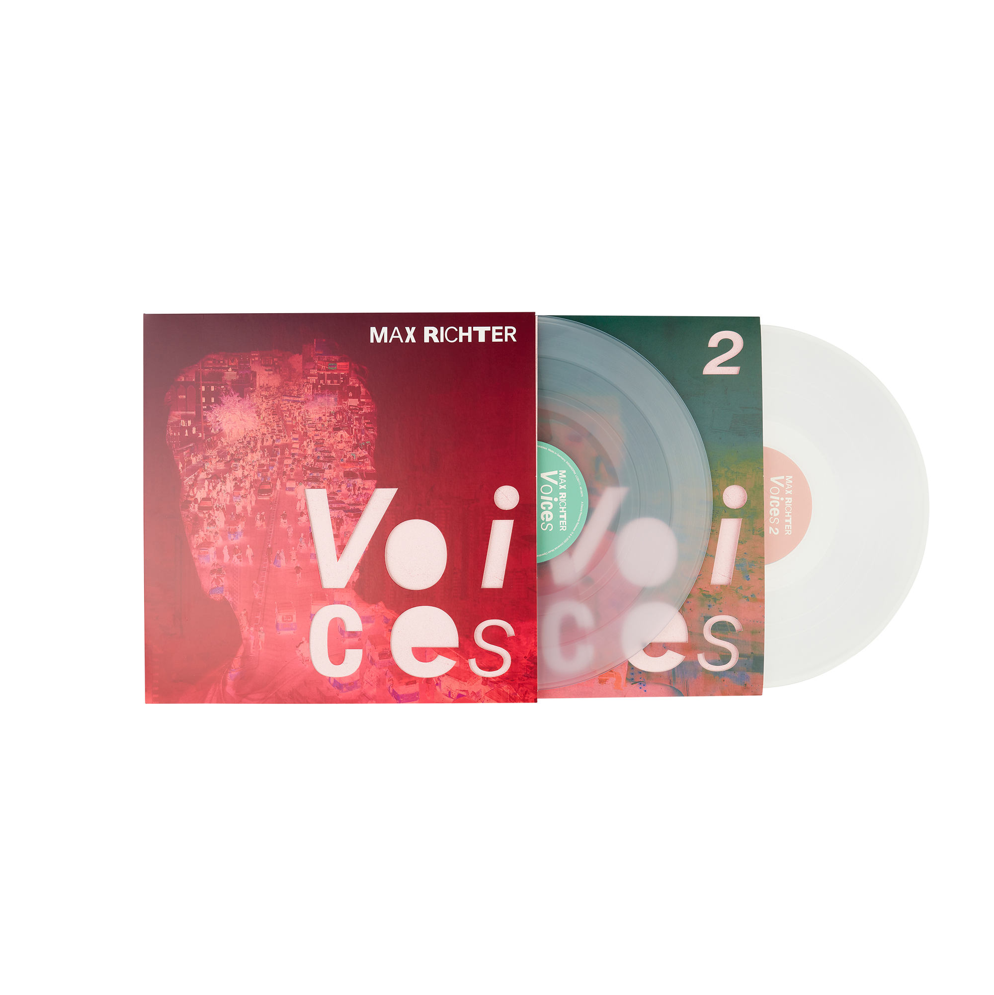 Max Richter - Voices 2: Exclusive Clear Vinyl LP w/ Etched D-Side