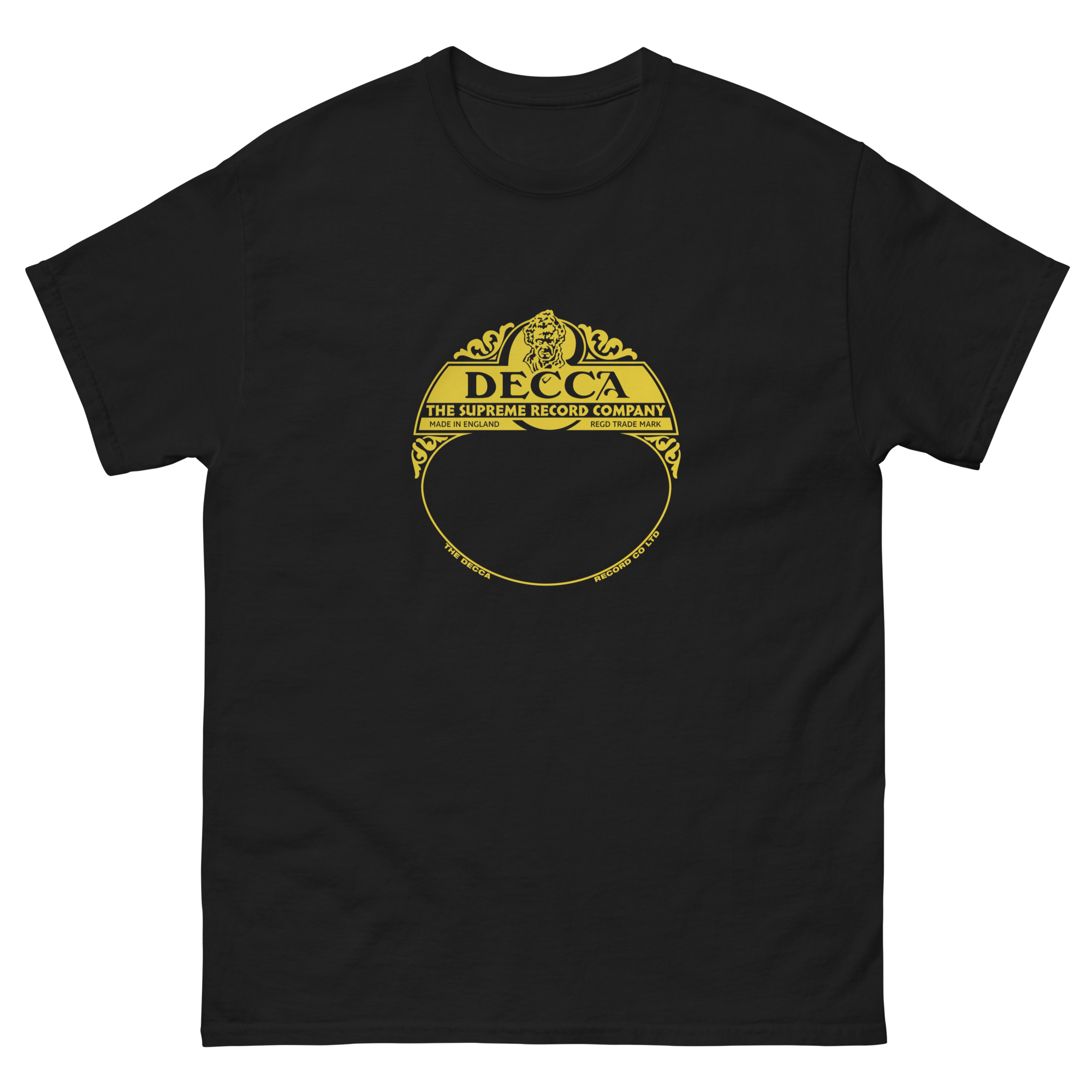 Decca Decca Black Supreme T Shirt Decca Records