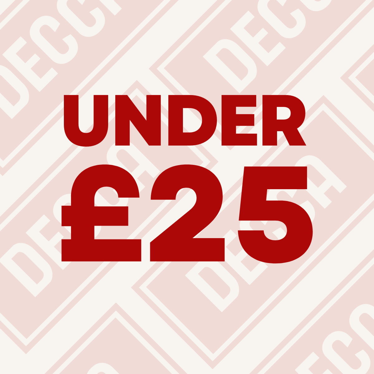 Under £25.00