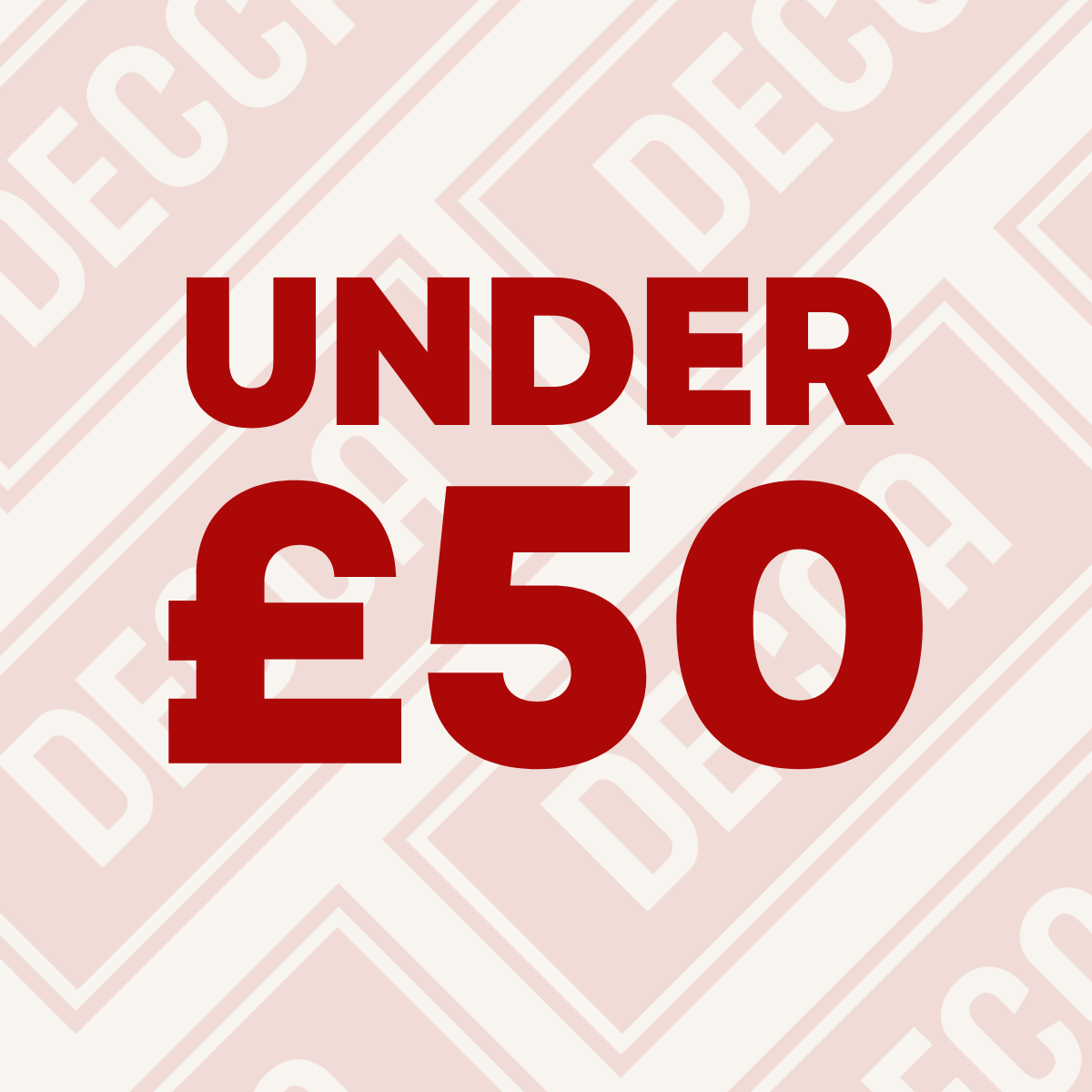 Under £50.00