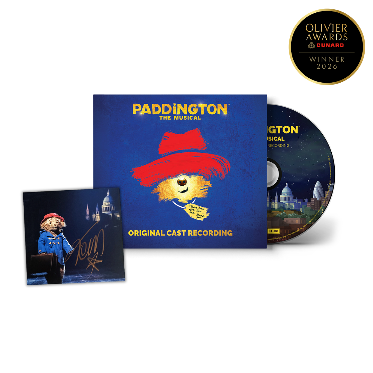 The Original Cast of 'Paddington The Musical' - Paddington: The Musical - CD (Signed)