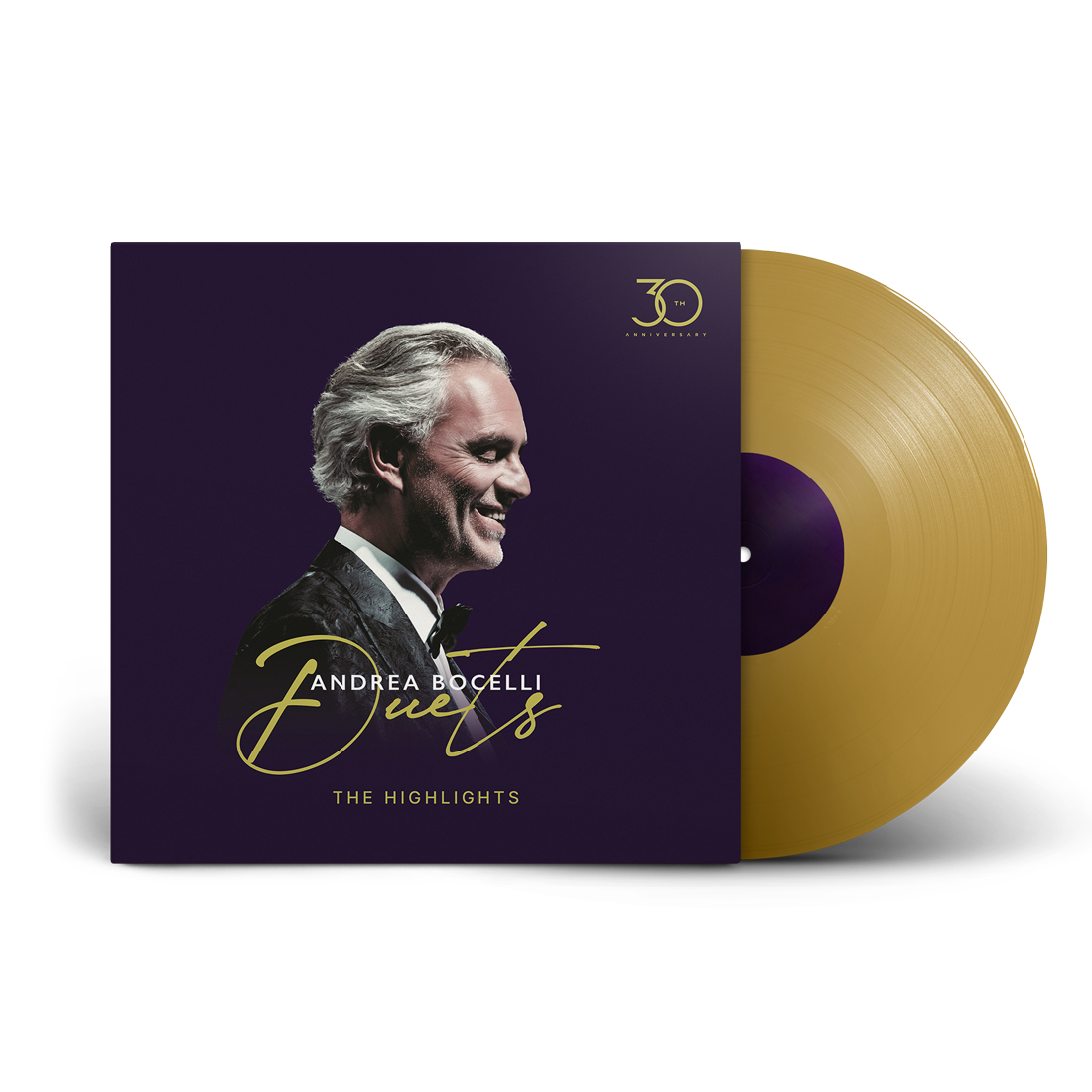 Andrea Bocelli - Duets - 30th Anniversary: Spotify Fan First Exclusive Gold LP