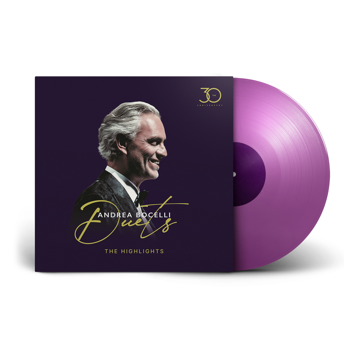 Andrea Bocelli - Duets - 30th Anniversary: Exclusive Purple Vinyl LP ...