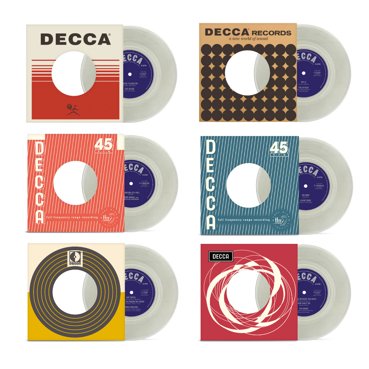 decca 7" singles