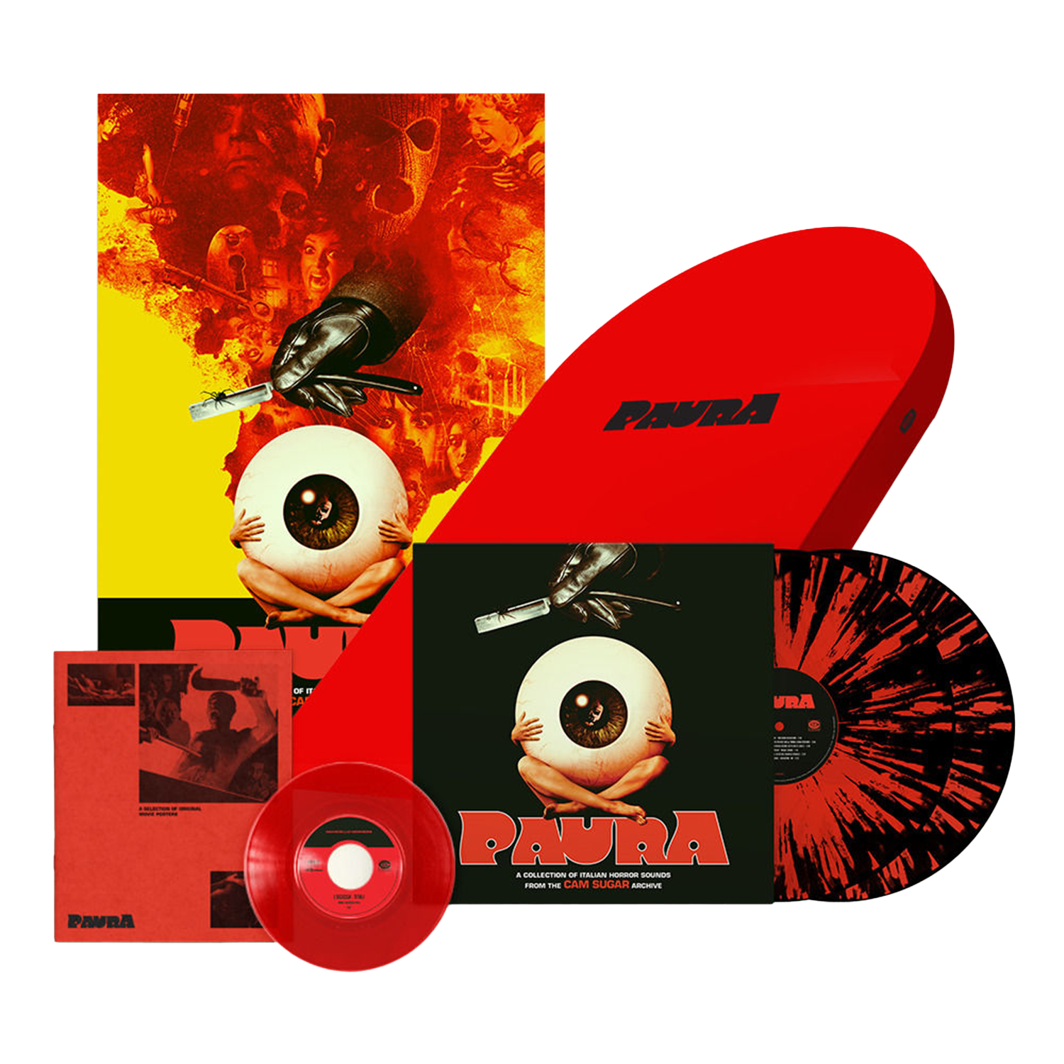 CAM Sugar - Paura: Deluxe Splatter Vinyl 2LP + 7" Box Set