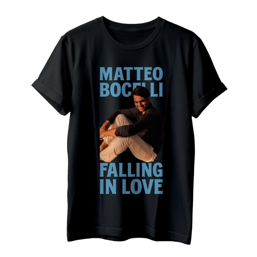 Matteo Bocelli - Falling In Love Black T-Shirt