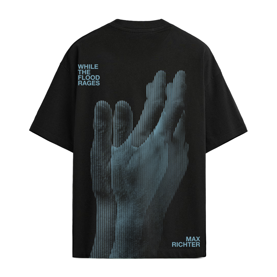 Max Richter - While The Flood Rages T-Shirt in Black