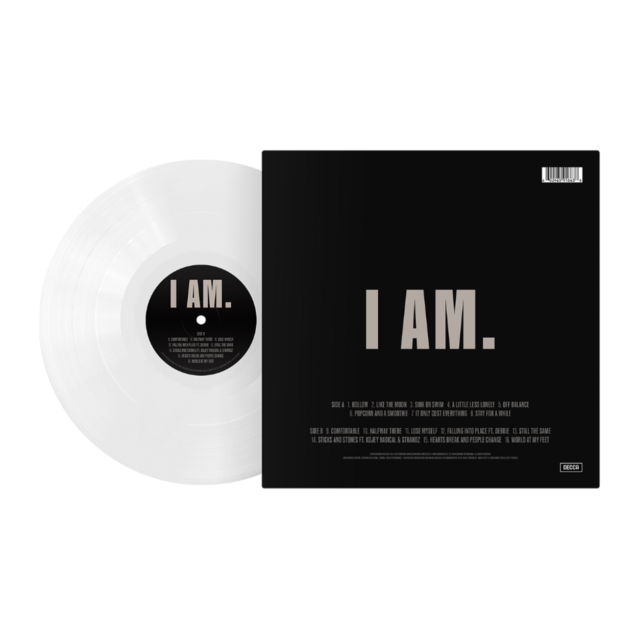 Victor Ray - I AM. - White Vinyl (Signed)