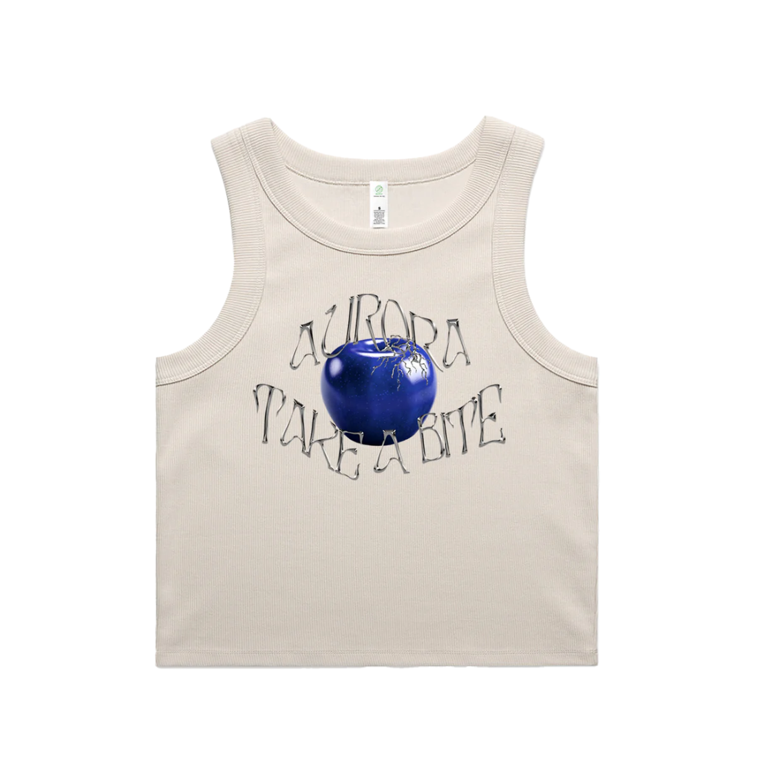 AURORA - Take A Bite Rib Racer Tank Top.