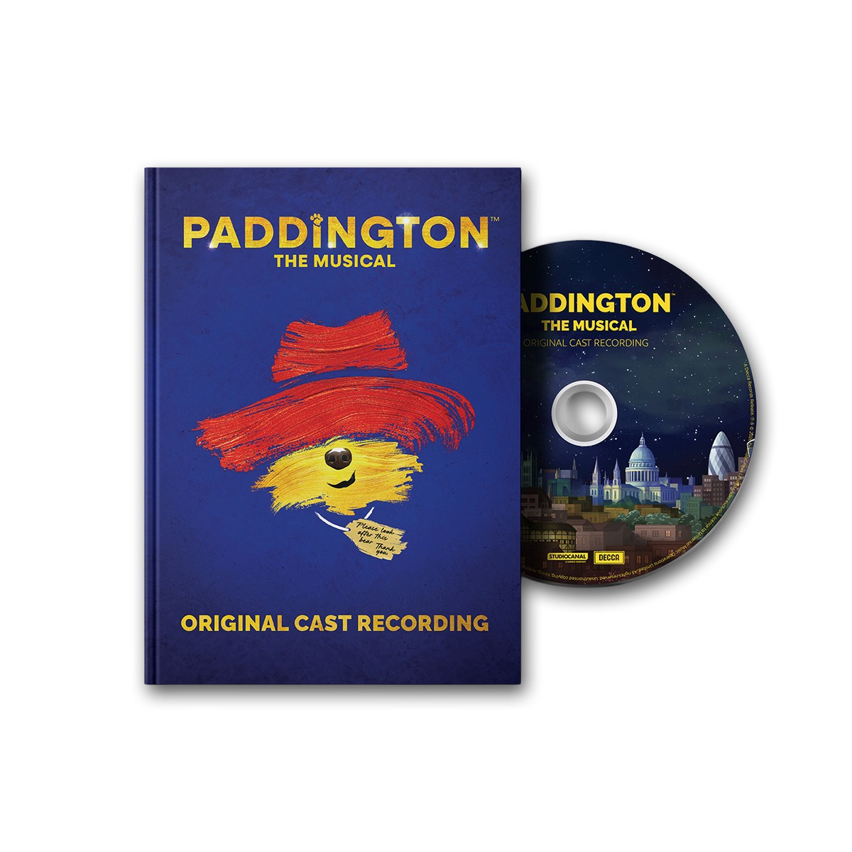 The Original Cast of 'Paddington The Musical' - Paddington The Musical - Hardback Book CD