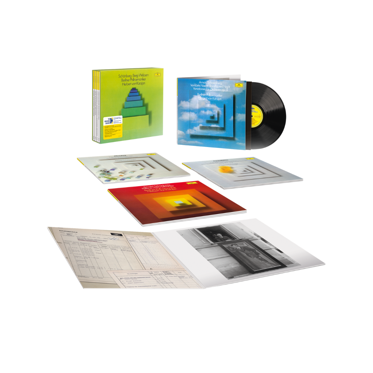 Herbert von Karajan - Schoenberg / Berg / Webern (4LP Boxset)