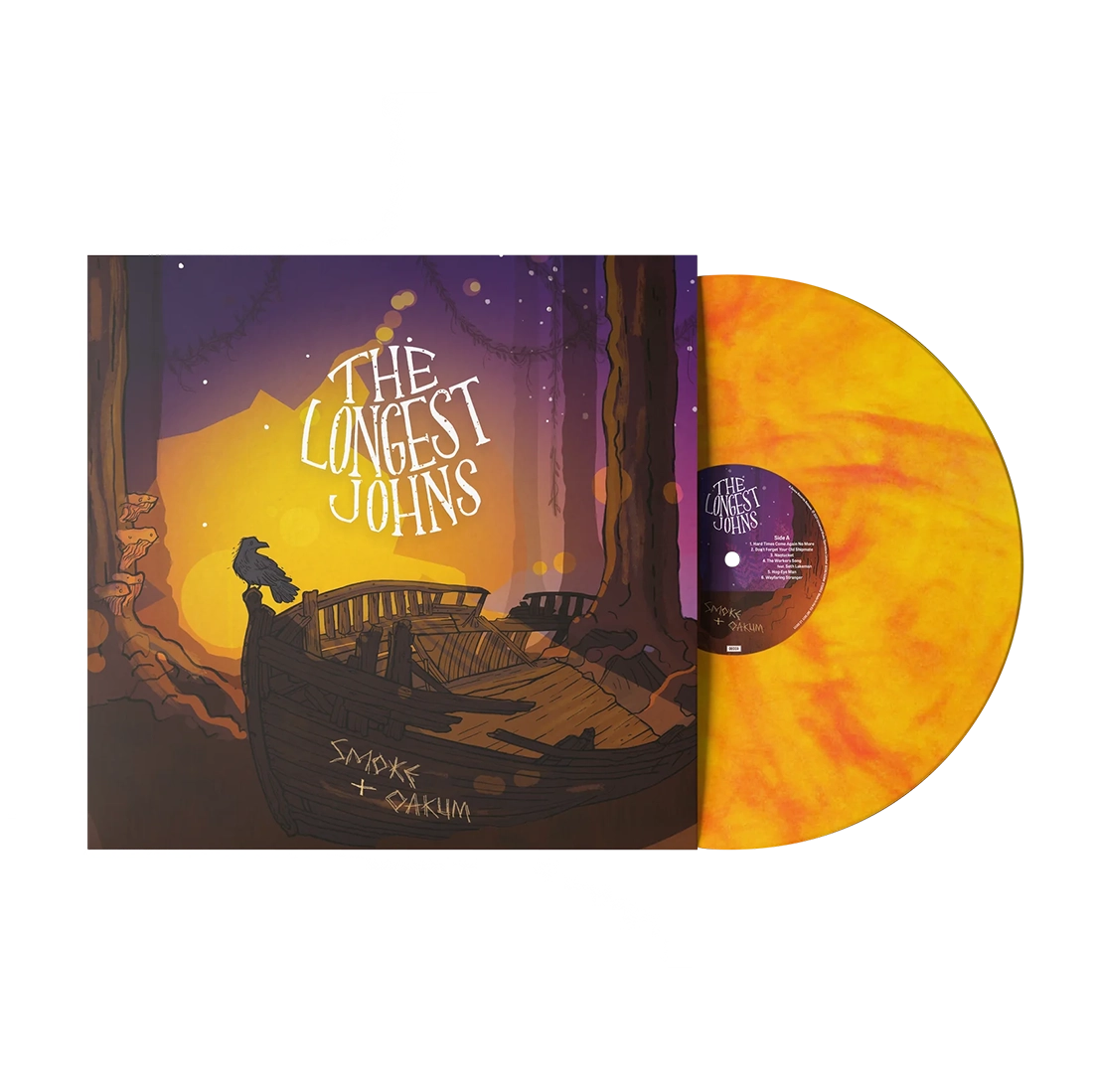 The Longest Johns Smoke Oakum Marble Sun Yellow Red Vinyl LP the-longest-johns-smoke-oakum-marble-sun-yellow-red-vinyl-lp