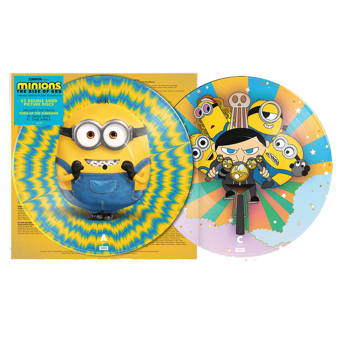 Various Artists - Minions - The Rise Of Gru: Limited Picture Disc Vinyl LP