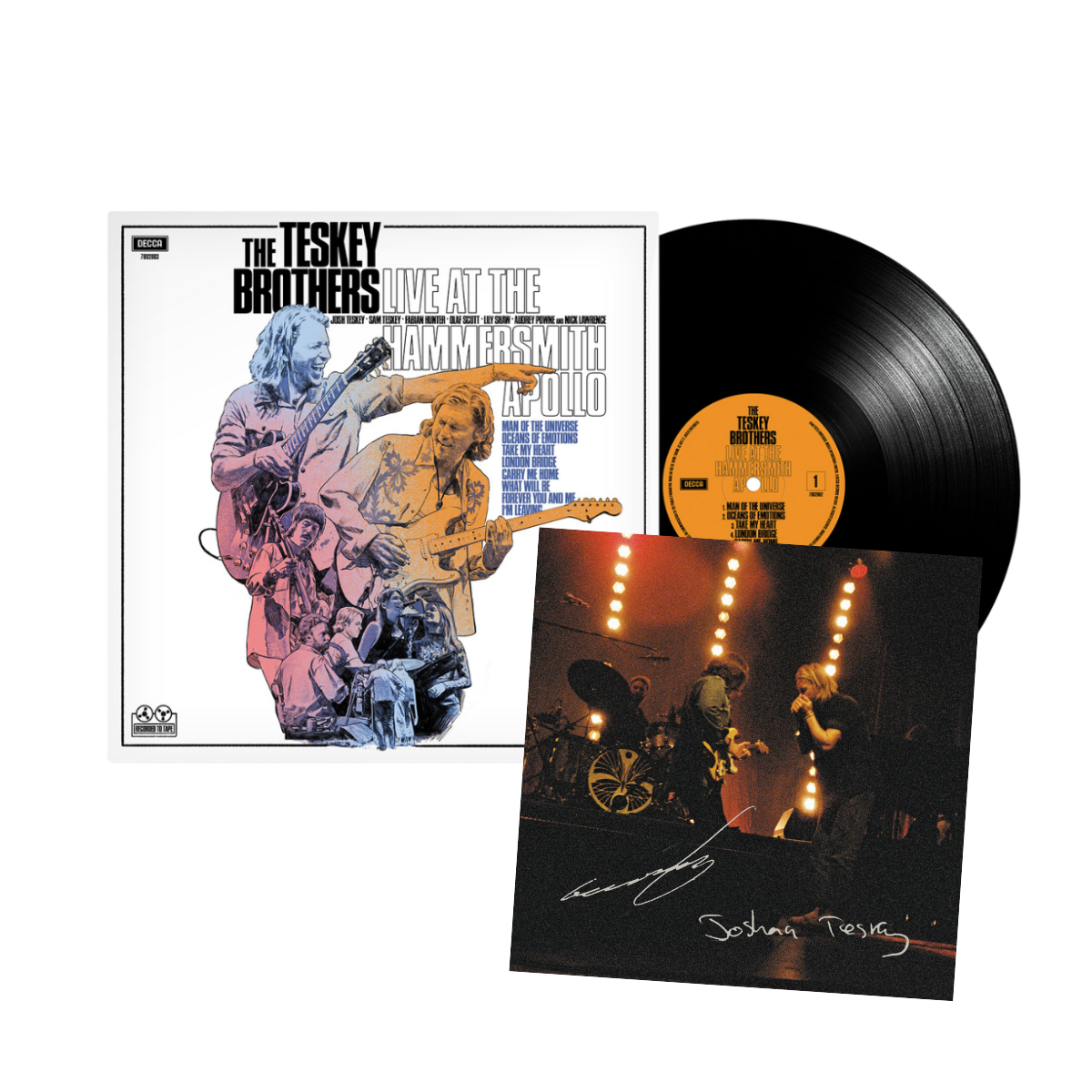 The Teskey Brothers - Live At The Hammersmith Apollo - Black Vinyl (Signed)
