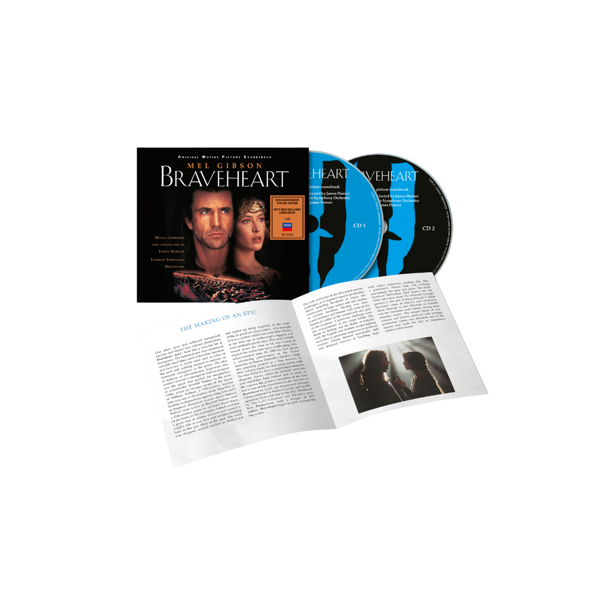 James Horner, London Symphony Orchestra - Braveheart (Original Motion Picture Soundtrack - 30th Anniversary Edition) - CD