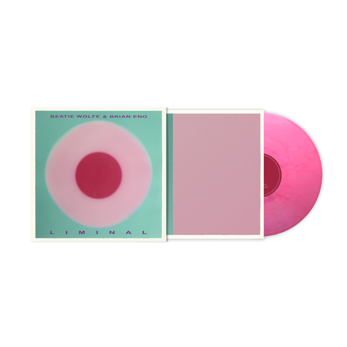 Brian Eno & Beatie Wolfe - Liminal - Exclusive Translucent Rose BioVinyl