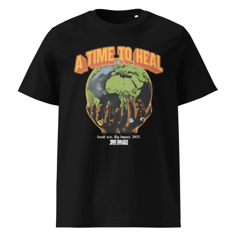 James Emmanuel - James Emmanuel - A Time To Heal T-Shirt in Black