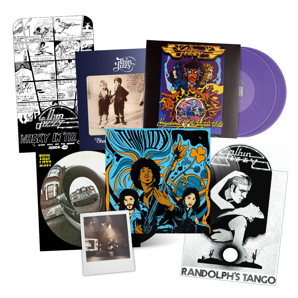 Eric Bell Polaroid + Thin Lizzy Bundle