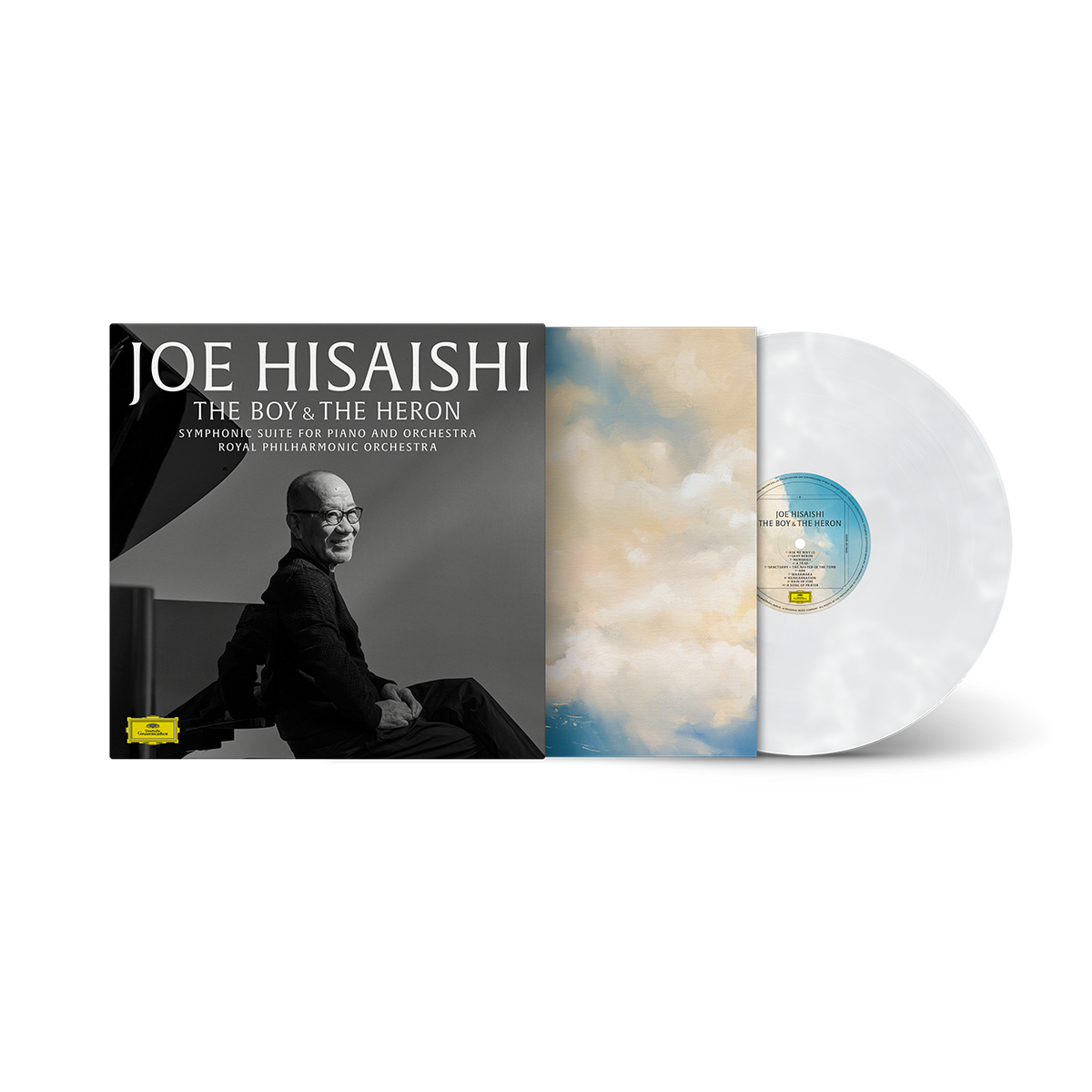 Joe Hisaishi - The Boy and the Heron: Symphonic Suite for Piano and Orchestra - White Marbled Vinyl