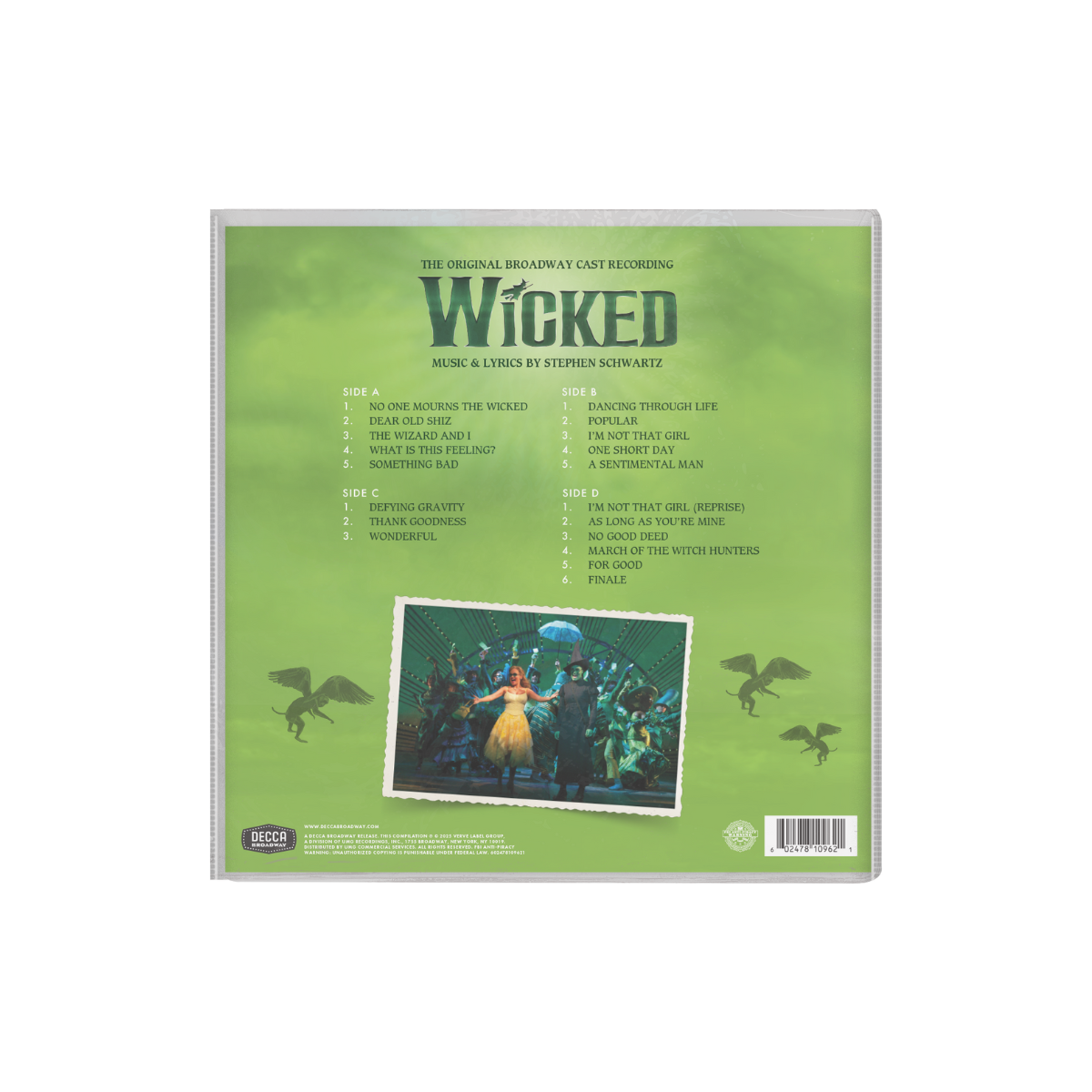 Various Artists - Wicked - Original Broadway Cast Recording: Exclusive Zoetrope Vinyl 2LP