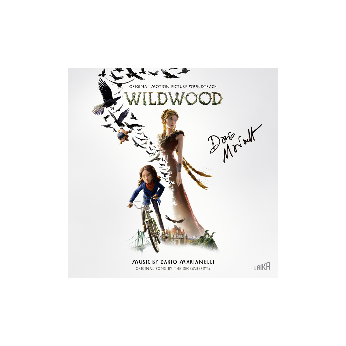 Dario Marianelli - Dario Marianelli & Colin Meloy CD Signed Art Card 
