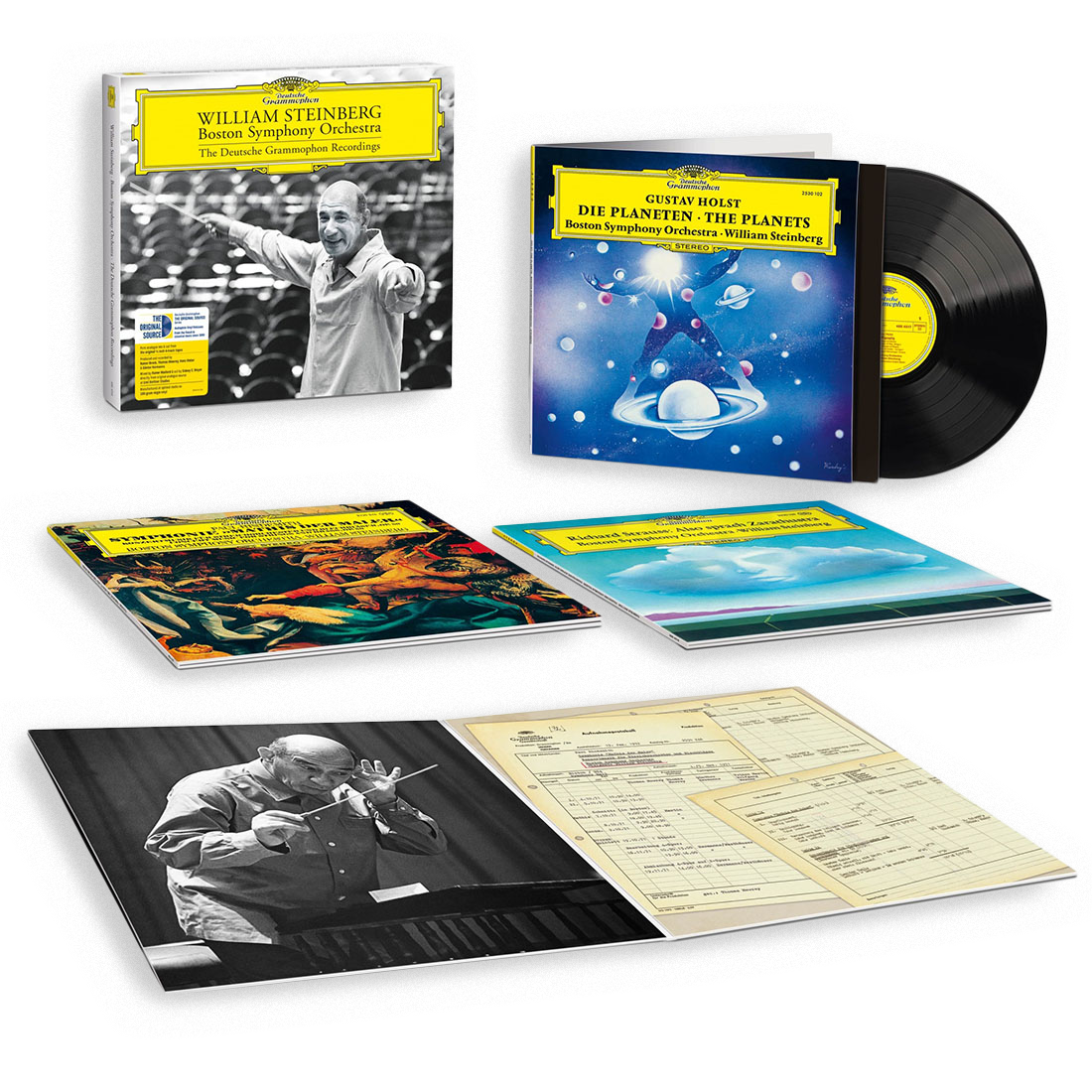 William Steinberg, Boston Symphony Orchestra - The Deutsche Grammophon Recordings: Vinyl 3LP