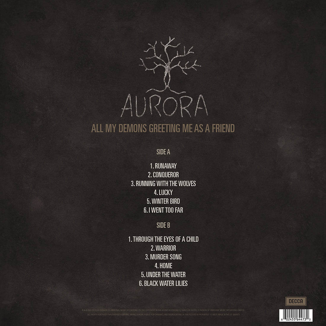 Aurora - All My Demons Greeting Me As A Friend: Colour Vinyl LP