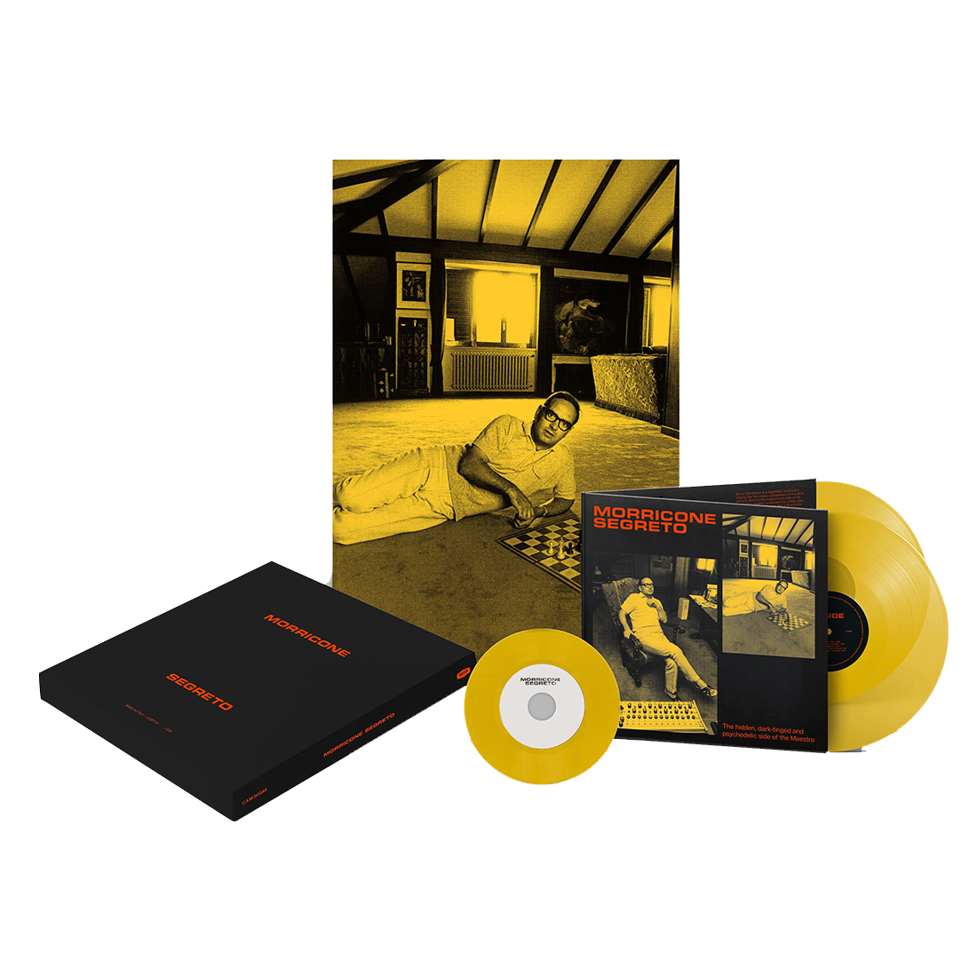 Ennio Morricone - Morricone Segreto: Yellow Vinyl LP + 7"