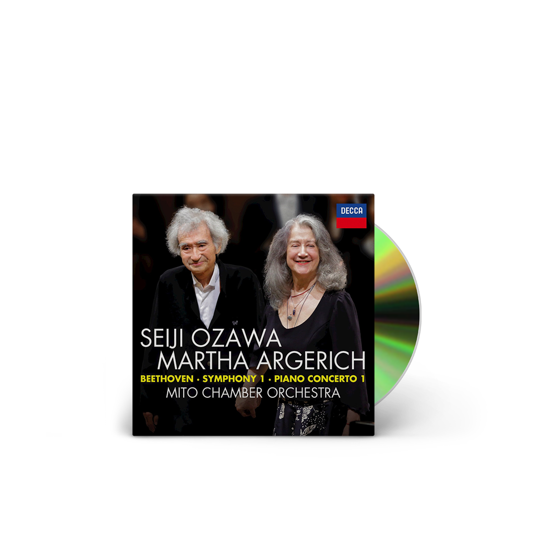 Martha Argerich, Mito Chamber Orchestra, Seiji Ozawa - Beethoven: Piano Concerto No. 1, Symphony No.1 CD
