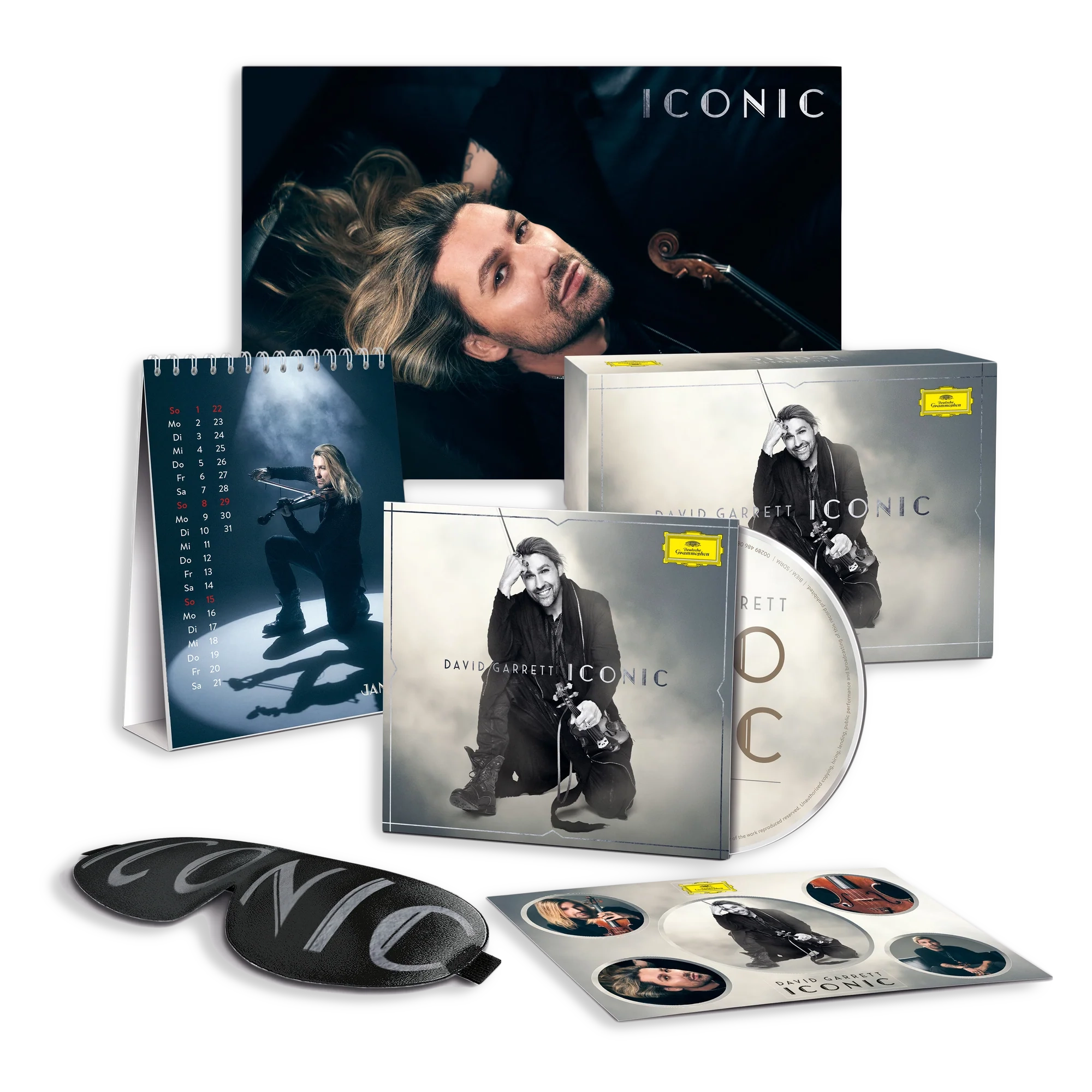 David Garrett, Orchestra the Prezent, Franck van der Heijden - Iconic Fan Box 