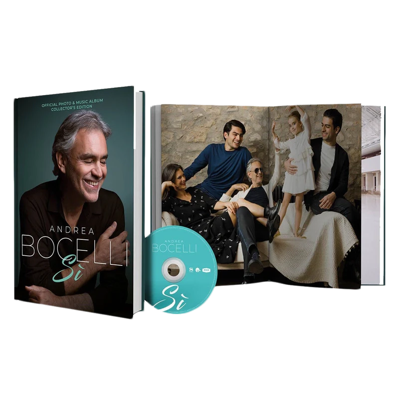 Andrea Bocelli - Exclusive Table Book + Deluxe CD